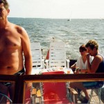 Met Ton en Marianne op het Lauwersmeer.